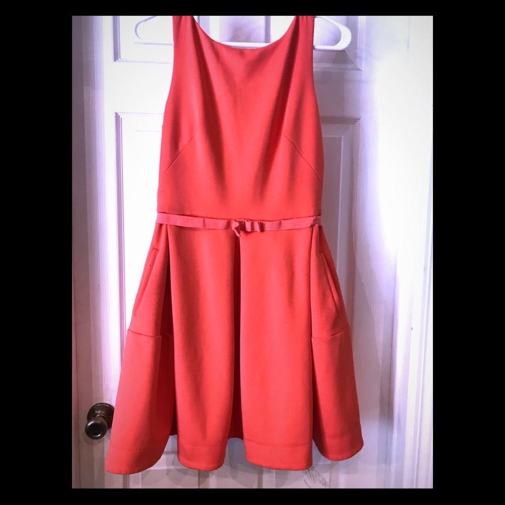 Orange formal dress!